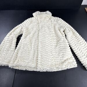 Patagonia Fleece Snap & Full Zip Pelage Jacket Women’s XS Birch White High Pile